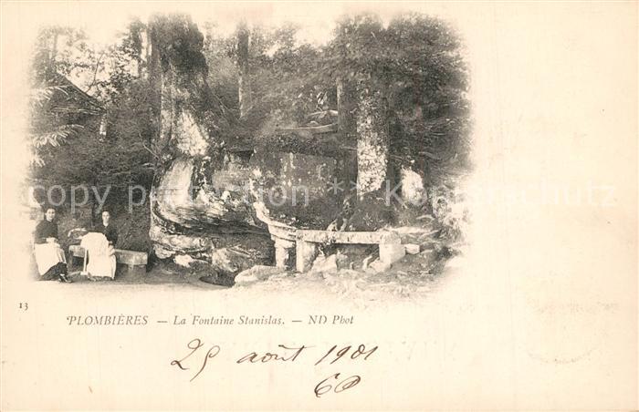 Plombieres-les-Bains Vosges Fontaine Stanislas