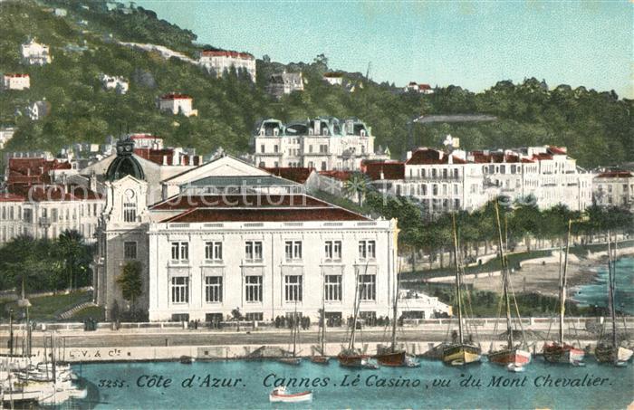 Cannes Alpes-Maritimes Casino vu du Mont Chevalier