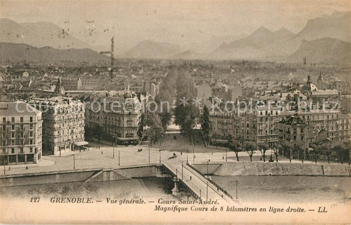Grenoble Vue Generale Cours Saint André