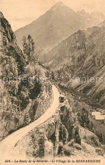 La Bernardiere Panorama Route de la Bérarde Montagne