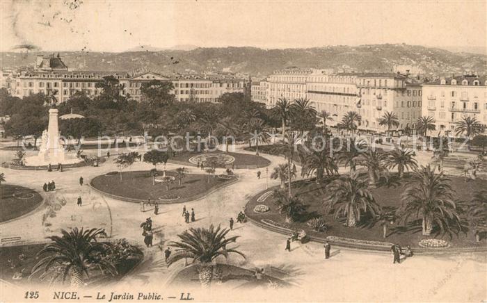 Nice Alpes Maritimes Jardin Public Monument