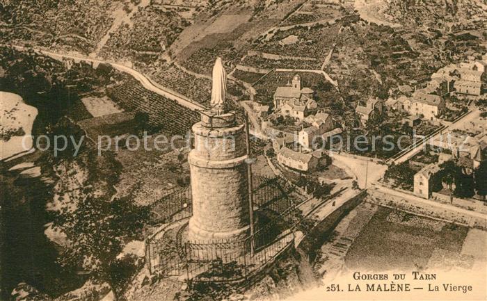 La Malene La Vierge vue aérienne