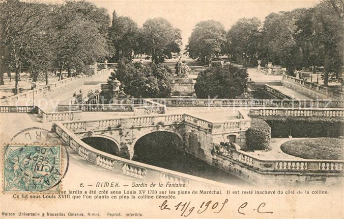 Nimes Jardin de la Fontaine