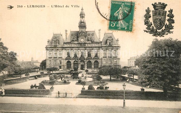 Limoges Haute Vienne Hôtel de Ville