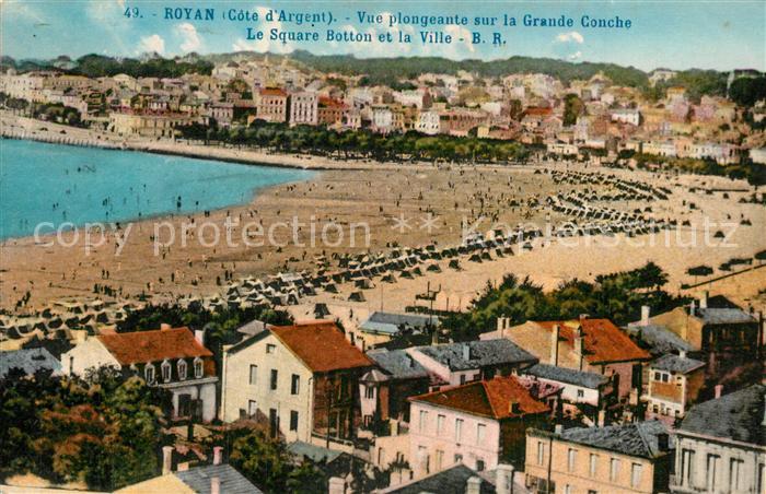 Royan 17 Vue plongeante sur la Grande Conche