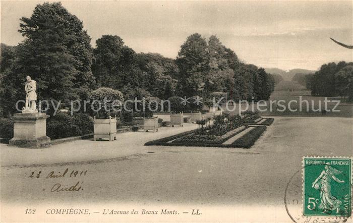 Compiegne Oise Avenue des Beaux Monts Monument