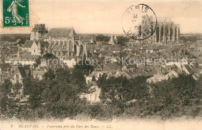 Beauvais 60 Panorama pris du Parc des Eaux
