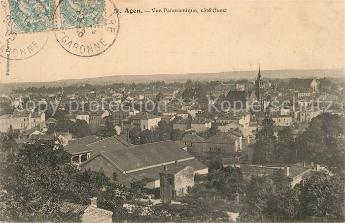 Agen Lot et Garonne Vue panoramique