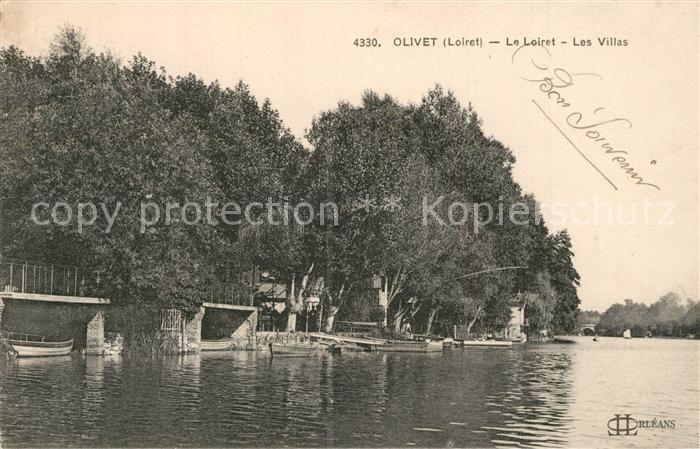 Olivet Loiret Bords du Loiret les villas