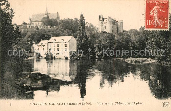 Montreuil-Bellay Chateau Eglise