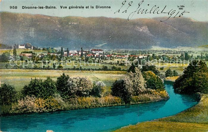 Divonne-les-Bains Vue Generale et la Divonne