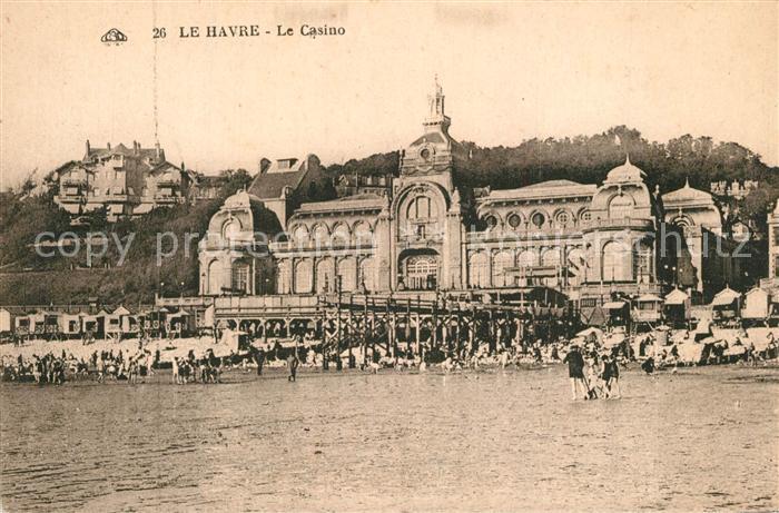 Le Havre Casino vu de la plage