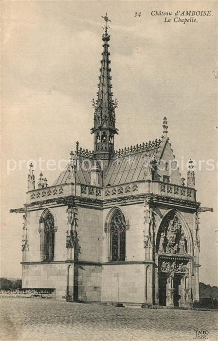 Amboise Chateau Chapelle Schloss Kapelle