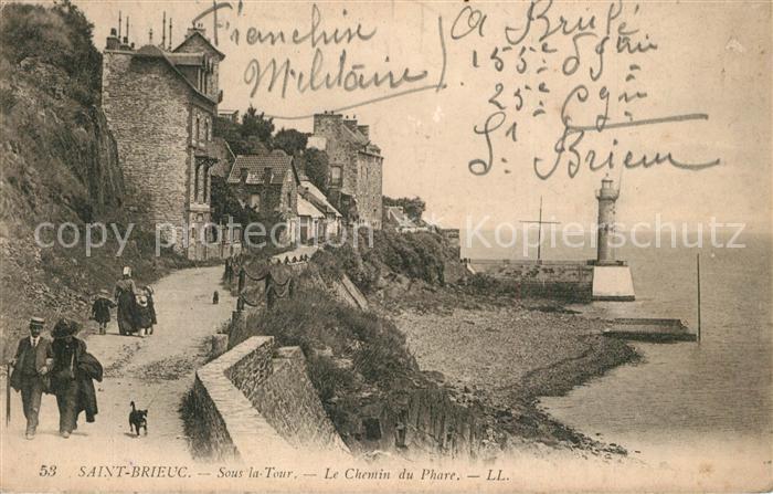 Saint-Brieuc Cotes-d Armor Sous la Tour Chemin du Phare