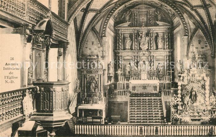 Ascain Intérieur de l'Eglise