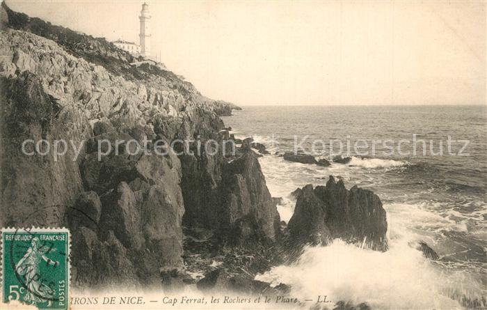 Cap-Ferrat Les Rochers et le Phare Côte d Azur