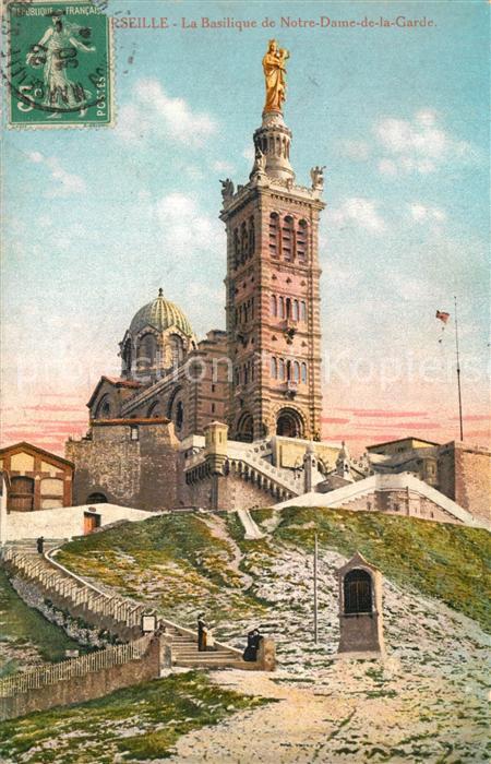 Marseille Bouches-du-Rhone Basilique de Notre Dame de la Garde