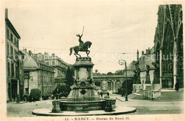 Nancy Lothringen Statue de René II