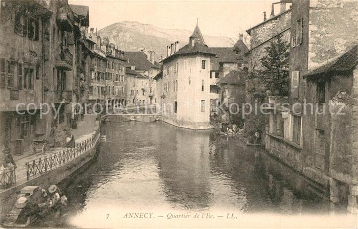 Annecy Haute-Savoie Quartier de l'Ile