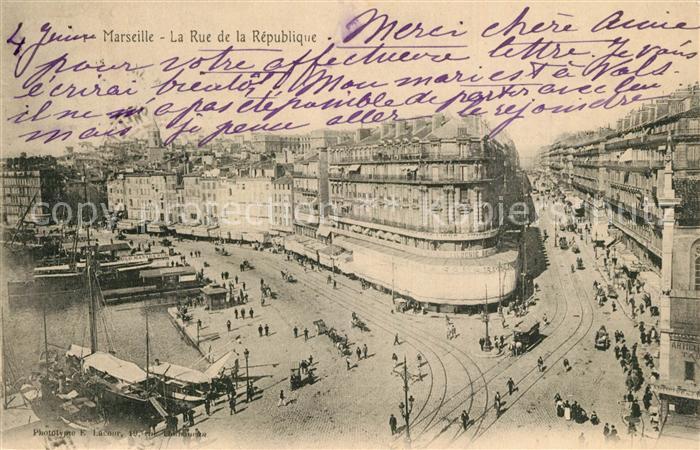 Marseille Bouches-du-Rhone Rue de la République