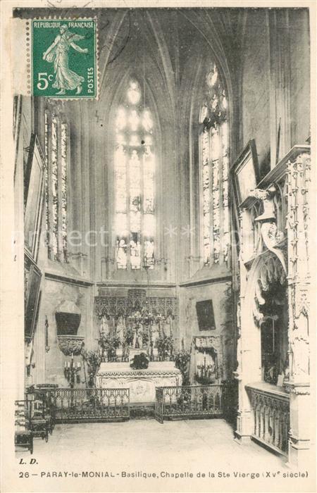 Paray-le-Monial Basilique Chapelle de la Sainte Vierge