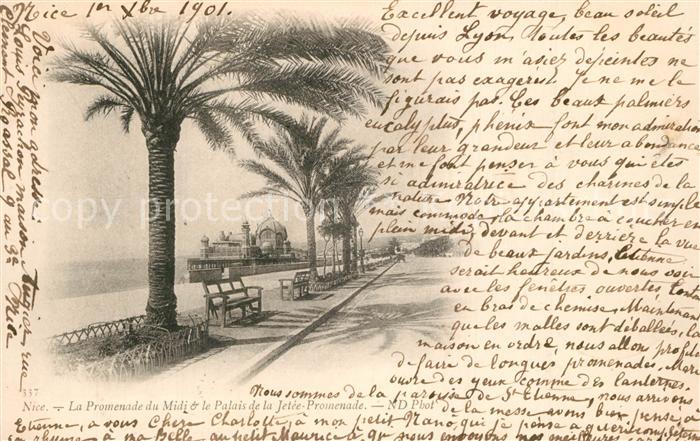 Nice Alpes Maritimes Promenade du Midi Palais de la Jetée Promenade