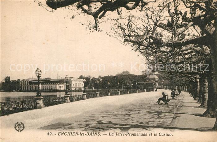 Enghien-les-Bains La Jetée Promenade et le Casino
