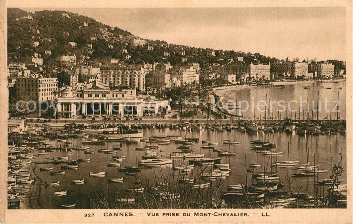 Cannes Alpes-Maritimes Vue prise du Mont Chevalier