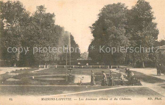 Maisons-Laffitte Les Avenues Albine et du Chateau
