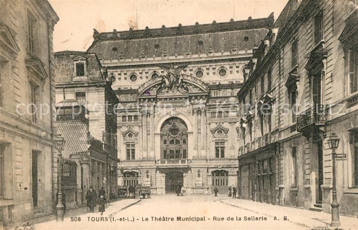 Tours Indre-et-Loire Théâtre Municipal Rue de la Sellerie