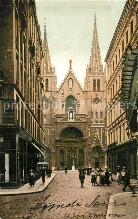 Lyon France Eglise Saint Nizier
