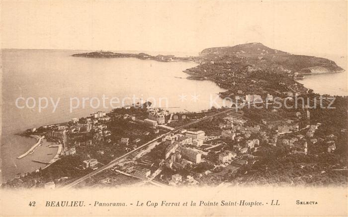 Beaulieu-sur-Mer Cap Ferrat et Pointe Saint Hospice vue aérienne