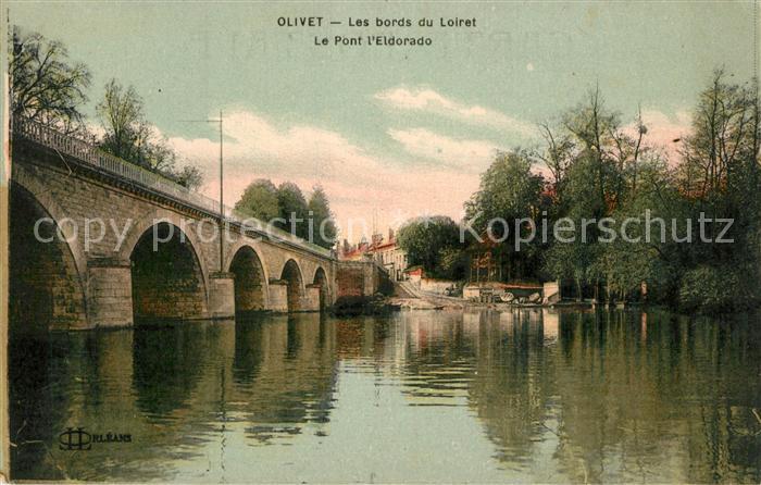 Olivet Loiret Pont l'Eldorado bords du Loiret
