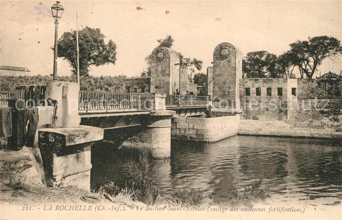 La Rochelle Charente-Maritime Bastion Saint Nicolas anciennes fortifications