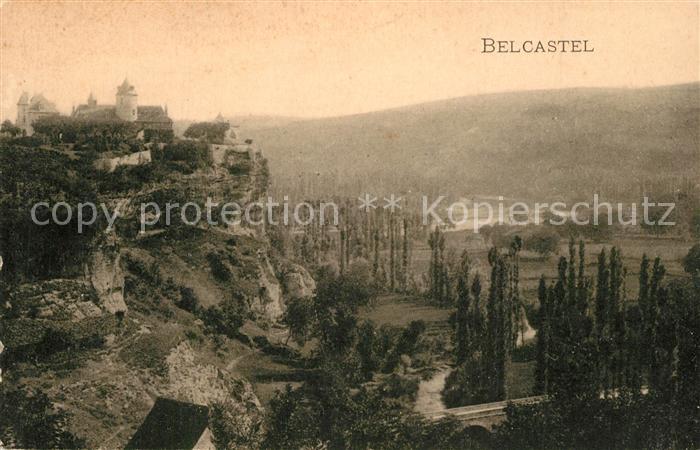 Belcastel Aveyron Panorama Chateau