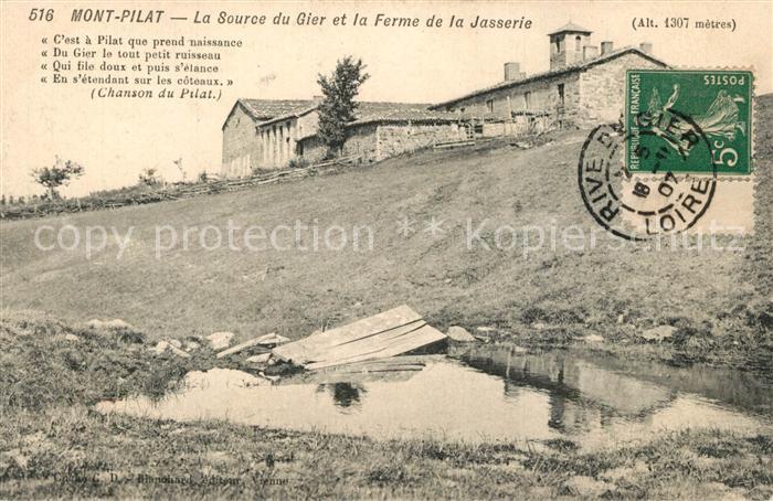 Mont Pilat  Loire Source du Gier et la Ferme de la Jasser