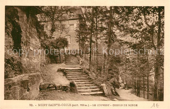 Mont-Sainte-Odile Mont-Ste-Odile Couvent Chemin de Ronde Kloster