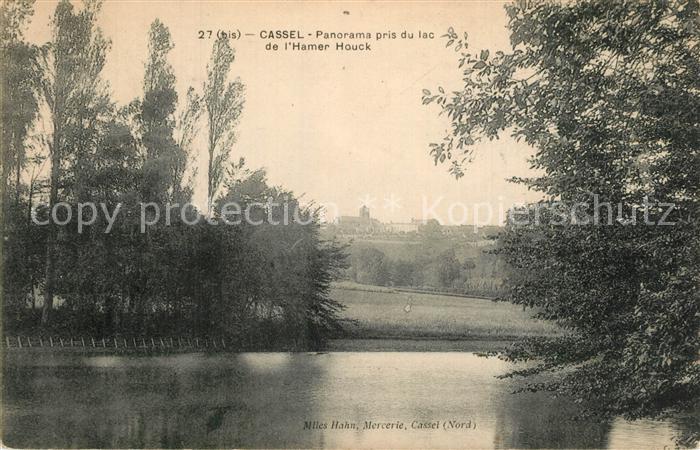 Cassel Nord Panorama pris du lac de l Hamer Houck