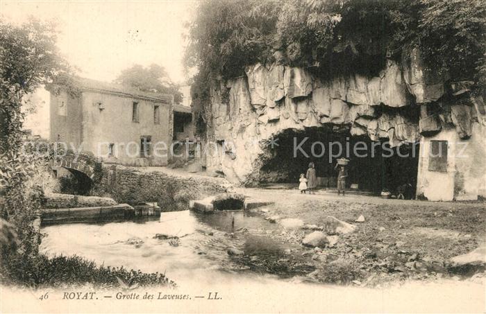 Royat Puy de Dome Grotte des Laveuses