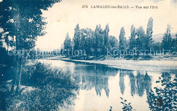Lamalou-les-Bains Vue sur l'Orb