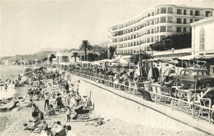 Menton Alpes Maritimes La plage et la promenade