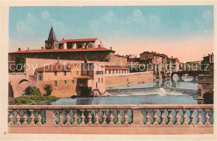 Castres Tarn Agoût vu du Pont Biais