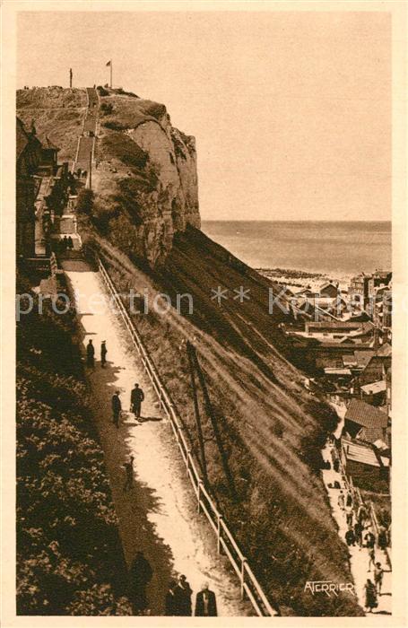 Le Treport Les escaliers d accès aux Terrasses