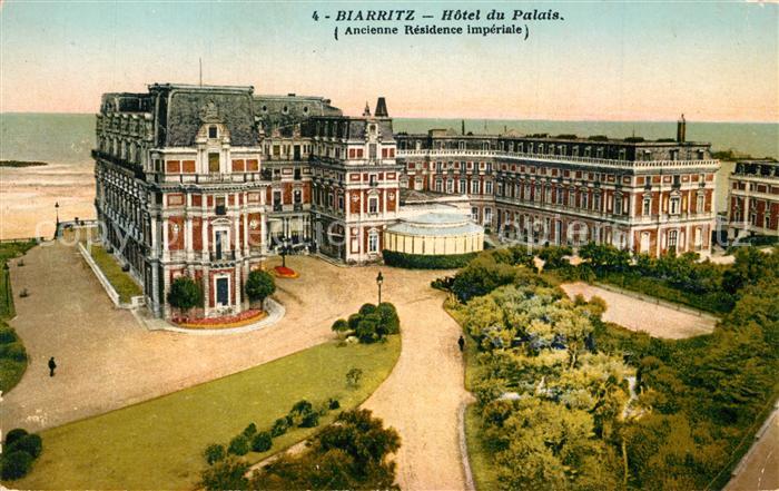 Biarritz Pyrenees Atlantiques Hôtel du Palais ancienne Résidence Impériale