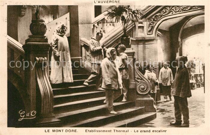 Le Mont-Dore Puy de Dome Etablissement Thermal grand escalier