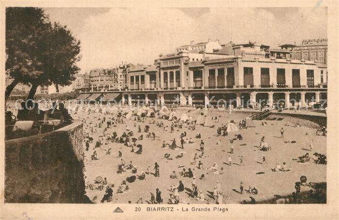 Biarritz Pyrenees Atlantiques Grande plage