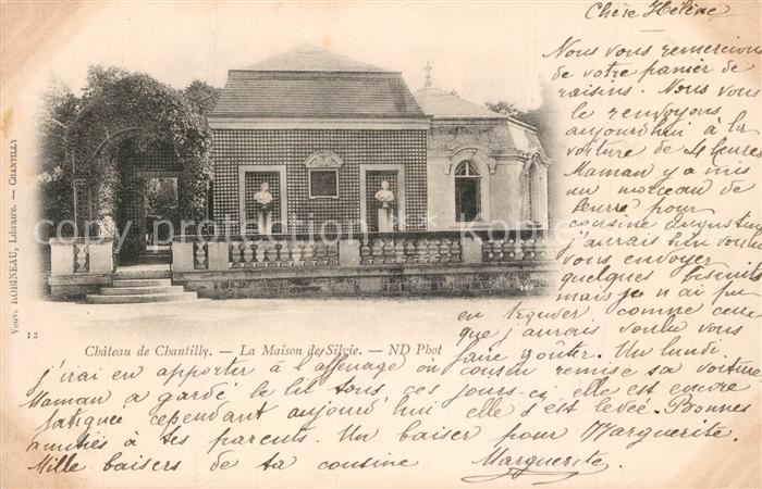 Chantilly Oise Chateau Maison de Silvie