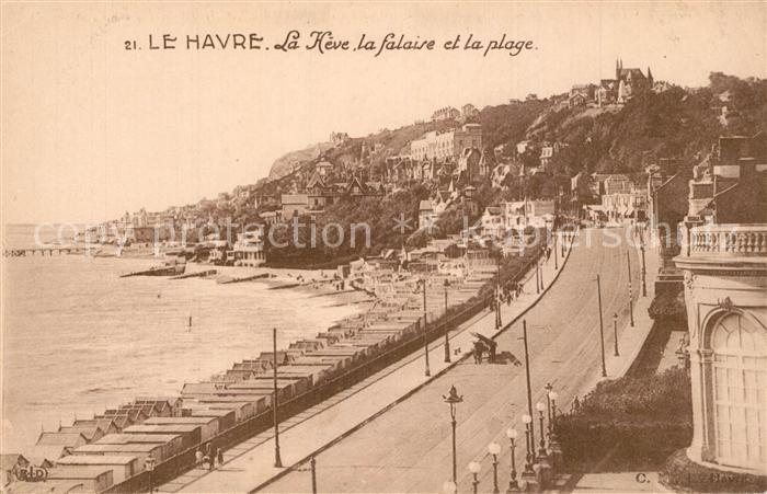 Le Havre La Heve falaise et la plage
