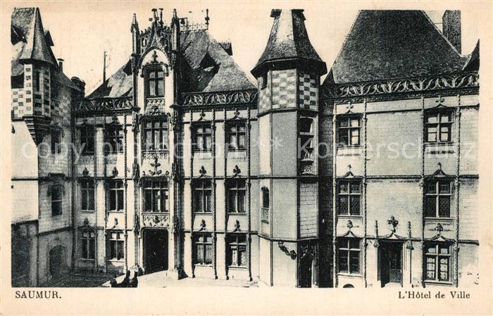 Saumur Hôtel de Ville Rathaus