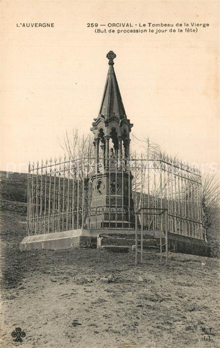 Orcival Tombeau de la Vierge